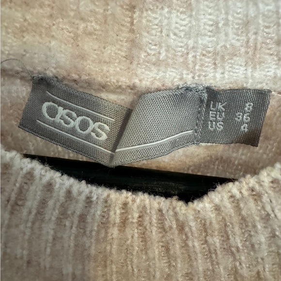 Pink Crew Neck Knit Sweater - ASOS Size S - Picture 3 of 4